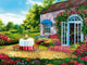 Beautiful Yard Full of Flowers Diamond Painting Kit