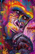 Colorful Gorilla Art Diamond Painting