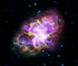 Colorful View of the Crab Nebula