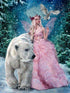Fairy Girl with Bear & Owl