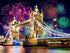 Fire Works on Bridge