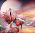 Flamingos Kiss- Paint by Diamonds