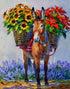 Flower Burro - Paint by Diamonds