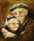 Loving Old Couple Diamond Painting