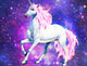 Magical Unicorn in Galaxy Diamond Painting
