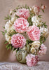 Pink & White Peony Diamond Painting