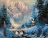Snowy Landscape - Diamond Painting Kit