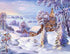 Village under Snow - Diamond Painting Kit