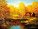 Yellow Autumn Trees Paint by Diamonds