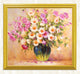 Pink & White Flowers DIY Painting