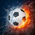 Blazing & Splashing Soccer DIY Painting