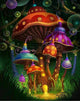 Wonderland Mushrooms DIY Diamond Painting