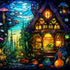 A Fairytale House - Stained Glass Art