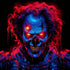 Clown Neon Style Art - Diamond Painting