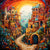 Colorful Houses Diamond Painting