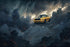 Mustang on the clouds - Diamond Painting kit