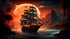 Pirate Ship Painting by Diamonds