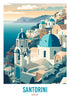 Santorini Greece Diamond Art