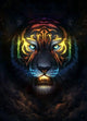Amazing Tiger Face in Galaxy Diamond Painting
