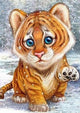 Baby Tiger Paint by Diamonds