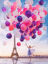 Colorful Balloons & Eiffel Tower