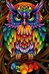 Colorful Owl DIY Painting Kit