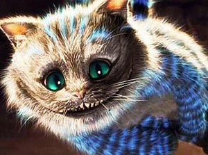 Creepy Cheshire Cat Paint by Diamonds