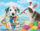 Dog & Cat Celebrating Easter Diamond Painting