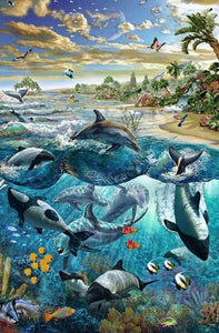 Dolphins & Whales Diamond Painting Kit