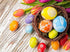 Easter Eggs & Tulips