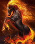 Fire Horse - Paint by Diamonds