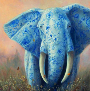 Indian Fantasy Elephant Diamond Painting