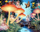 Little Fairies & Mushroom Houses Diamond Painting