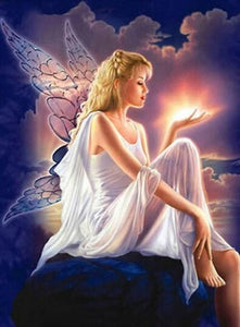 Mystical Angel Paint by Diamonds