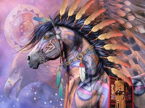 Native American War Horse Diamond Painting Kit