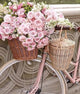 Pink Rose Basket & Bicycle Diamond Painting