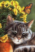Sleeping Cat - Paint by Diamonds