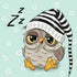 Sleepy Owl Painting Kit