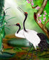 Whooping Crane Pair - Paint by Diamonds