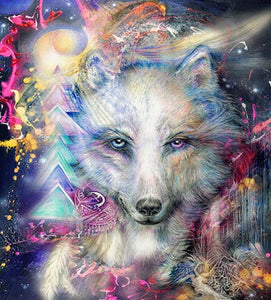 Wolf Beauty Paint by Diamonds