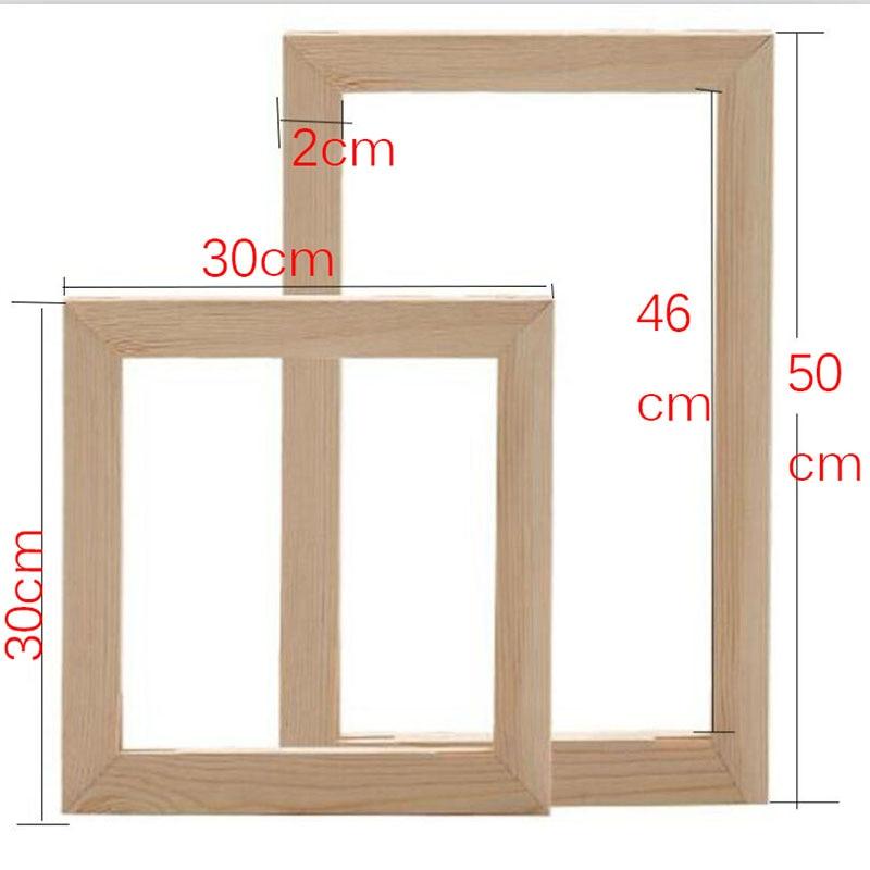 Wooden Frame DIY Picture Frames Art Suitable for Home Decor Painting Digital Oil Painting Diamond Paintings, Size: 30*40CM