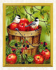 Apples in a Bucket & Sparrows Diamond Painting