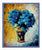 Blue Flowers - DIY Diamond Painting