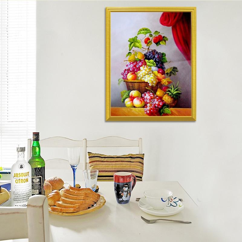 Fruits on Table with Wine Glass DIY Diamond Painting – All Diamond Painting